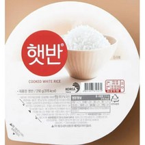 CJ더마켓 탕비실 업소용 식당용 PC방 탑티어 햇반백미 집밥 즉석밥 컵밥 국밥 냉동밥 솥밥 점심 도시락 210G 3개, 1세트