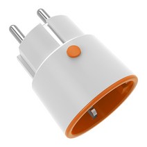 Tuya-Zigbee 스마트 플러그 16A EU 소켓 에너지 모니터 콘센트 앱 원격 제어 타이머 알렉사 구글용 스마, 01 Orange