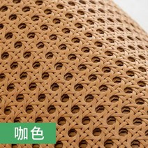 자연 육각 라탄 케인망 원단 천연 가구 장식 등나무 롤, 다크브라운 50cm  길이 1m