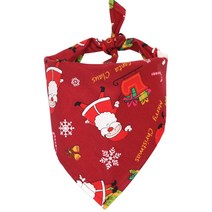고양이 kerchief 애완 동물 액세서리 페스티벌 애완 동물 드레싱 매력적인 선물 편안한 신청, 산타 클로스 레드