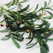 모노플라워 올리브 가지(소) 1p 조화 그린소재 인조나무 인테리어 소품