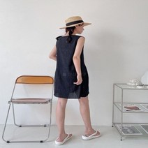 기타 바보사랑[옷자락]여자 여름 브이넥 지지미 롱 원피스[무료배송]