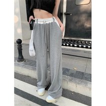 힙합바지 낙서 인쇄 빈티지 고딕 캐주얼 바지 여성 만화화물 펑크 힙합 패션 스웨트 팬츠