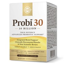 솔가 Solgar Probi 30 Billion 프로비 유산균 프로바이오틱스 300억 30캡슐 1팩, 1세트