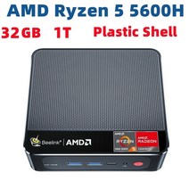 미니 pc 컴퓨터 Beelink-미니 PC SER5 Pro AMD Ryzen 5 5600H WiFi 6E 윈도우즈 11 DDR4 16GB 500GB SSD B, 해외공급사, AU, 07 R5 5600H 32GB 1T_02 AU