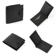 마트498 클래식 인조가죽 반지갑 블랙 20대남자지갑 10대지갑추천 남성손지갑 슬림지갑 학생지갑 성인식선물