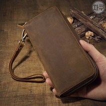 차쿠 소가죽 남자 장지갑 지퍼장지갑 남친선물