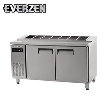 에버젠 간냉식 김밥테이블(1500) 2도어 UDS-15GIE 올스텐 디지털, 1층까지 배송