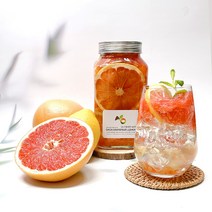 다다홈쿡 자몽청 500g 자몽에이드 자몽차 자몽 수제청 수제 과일청, 1개