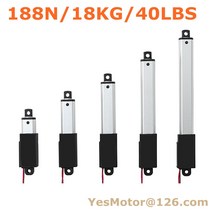엑츄에이터 액추에이터 전동실린더 마이크로 선형 DC 모터 맞춤형 188N 포스 6V 12V 24V 30mm 50mm 75mm 100mm 150mm 스트, 24V 5MM S 188N, 100mm stroke