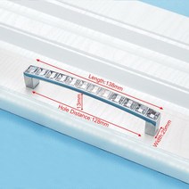 현대 크리스탈 유리 손잡이 캐비닛 실버 찬장은 서랍 손잡이를 당깁니다 주방 가구 핸들 하드웨어, 8088-128mm