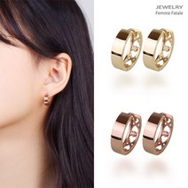 14K 댄디볼륨업원터치귀걸이NO.03 H1421