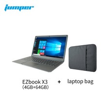 [해외]점퍼 EZbook X3 4GB 64GB Intel N3350 노트북 Win 10 노트북 Office 365 13.3 인치 19201080 IPS 스크린 컴퓨터 포함, 노트북 가방 추가, 인텔 셀러론