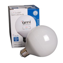 지니 LED 볼전구 12W, 주광색, 1개