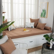 북유럽 베이 창 패드 창틀 패드 발코니 쿠션 담요 현대 침실