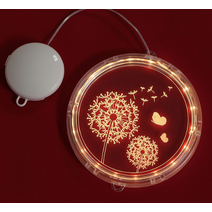 감성조명 착시 접착식 LED 무드등 걸이식 (민들레), 상세페이지 참조