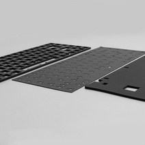 차음재 흡음제 방음스펀지 Inoue poron 흡음면 pcb 샌드위치면바닥면축 패드 diy 기계식 키보드 용 61646884100 키, 샌드위치면, 61개의 키