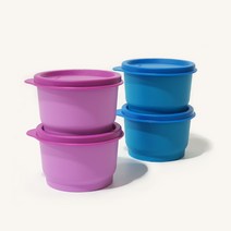 타파웨어 모듈러 보울 140ml 4P (312) 퍼플 블루 밀폐 이유식 용기