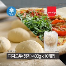 삼립 냉동생크러스트지 피자도우 400g 10개입 드라이아이스포장, 400g x 10개입
