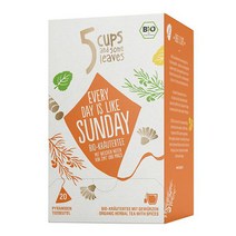 독일직구 5 Cups 파이브컵스 some leaves Bio Every Day is Like Sunday 약간의 잎사귀 바이오 매일은 일요일과 같다 X 2팩, 수량, 상세참조