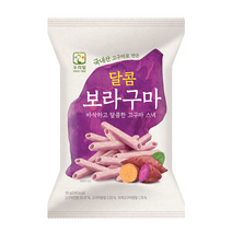 우리밀 달콤보라구마 50g 국산 자색고구마 과자 아이 간식, 1개