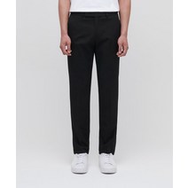 MUSA STANDARD 테이퍼드 히든 밴딩 10부 슬랙스 블랙 TAPERED HIDDEN BANDING SLACKS BLACK MIPS0002-BK