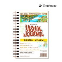 스트라스모아 Visual Journals 브리스톨지 Vellum 스프링 14x21cm 24매