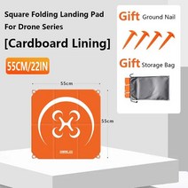 랜딩 범용 접이식 드론 패드 DJI 에어 3 2S 미니 2/3 프로 매빅 FPV 아바타용 방수 빠른 헬리콥터 액세서리, [01] Drone Universal, [07] 55cm landing pad