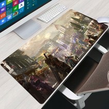 장패드 L-Lost Ark 마우스 패드 Pc 게이머 액세서리 Xxl 데스크 프로텍터 키보드 매트 대형 게임 확장 컴퓨터, [05] 300x700x3mm, [08] FS003322