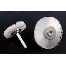 국산 미니 평브러쉬 나일론 50mm 60mm 드릴용 브러시 평형 T형 원형 티형 PP 솔 플라스틱 부러쉬 샹크 6파이 드릴 브러쉬, 1개, 미니 평브러쉬 약 50mm(나일론)