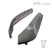 BPK 야마하 NMAX 사이드바이저 카본 21 22 23년 사이드 커버 무릎 바람막이 방풍 엔맥스 튜닝, 스모그21, 1개