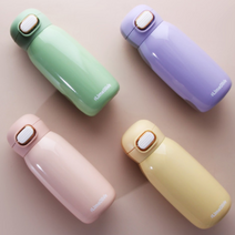 우주인 보온병 보냉병 350ml 원터치 물병 텀블러 유치원 어린이 초등학생, 상품선택, 민트type