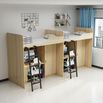 1층 책상 2층 침대 멀티 기숙사 원룸 아파트 학생, 싱글침대와 테이블 길이 2m폭 0.9m높이2m