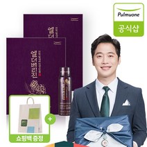 풀무원 지친일상에 건강선물 엘더베리진 선물세트 10병 + 쇼핑백 증정, 2box