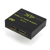 NUNUBITEL_HDMI 1 2 분배기 4K 모니터 영상 공유 케이블 분배 기기 화면분할 분할 화면 업소용_NUB누비텔레숍, 옵션이없는_단일품목입니다