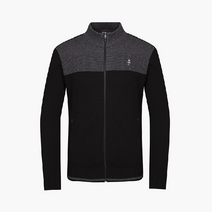 까스텔바작 풀집업 니트 가디건 BG0WSJ204 BK