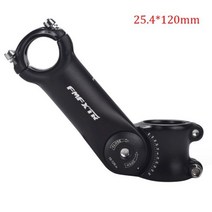스템 가변 카본 자전거 25.4mm 31.8mm mtb 알루미늄 합금 조정 가능한 핸들 바 앵글 라이저 액세서리, 120mm