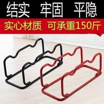 아령 덤벨 거치대 받침대 수납대 정리대 보관대 수납 선반 가정용 남성 스텐트 헬스장, 01 아령 거치대, 03 레드 빅 사이즈 90% 가정용 아령 적