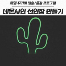 네온사인 선인장 만들기 DIY 키트 체험 홈스쿨링