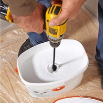 페인트 배합 믹서 드릴용 믹서패들 쉐이커, 블랙