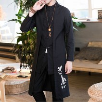 남자 생활한복 퓨전 마고자 당의 개량 계량 데일리 린넨 하프 빅사이즈