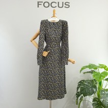 포커스 라운드 플라워 패턴 원피스(FS2A7OP00699)
