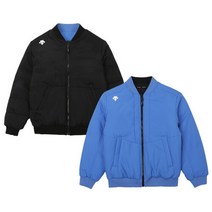 데상트 [정상가 209000원] 퀼팅 리버시블 패딩자켓 AN12JHPD11-BLU0