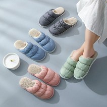 중국OEM 남성 여성 겨울 뉴패딩양털슬리퍼 퍼 털실내화 거실화 슬리퍼