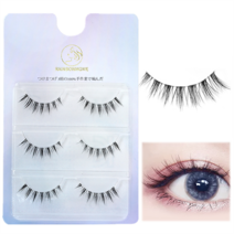 3D속눈썹 /셀프속눈썹 /속눈썹연장/아이래쉬/인형속눈썹/인조속눈썹, 3D속눈썹M5 (3쌍/set), 1set