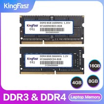 Kingfast ddr3 ddr4 4gb 8gb 16gb 노트북 메모리 ram 1600, DDR4 16GB 2666 1.2V