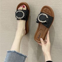 C버클 슬리퍼