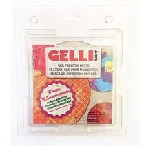 Gelli Arts 10.2cm(4인치) 라운드 젤 프린팅 플레이트