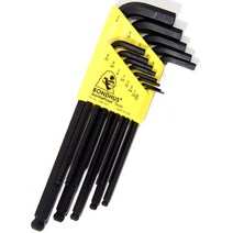 인치 육각 렌치 롱 세트 BONDHUS BLX13 - 10937 (13PCS), 13개