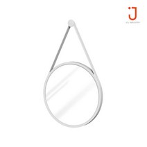 제이씨엘 원형 스트랩 거울 JCL SR-500 SR-600, SR-500 WT 화이트 (직경 500mm)